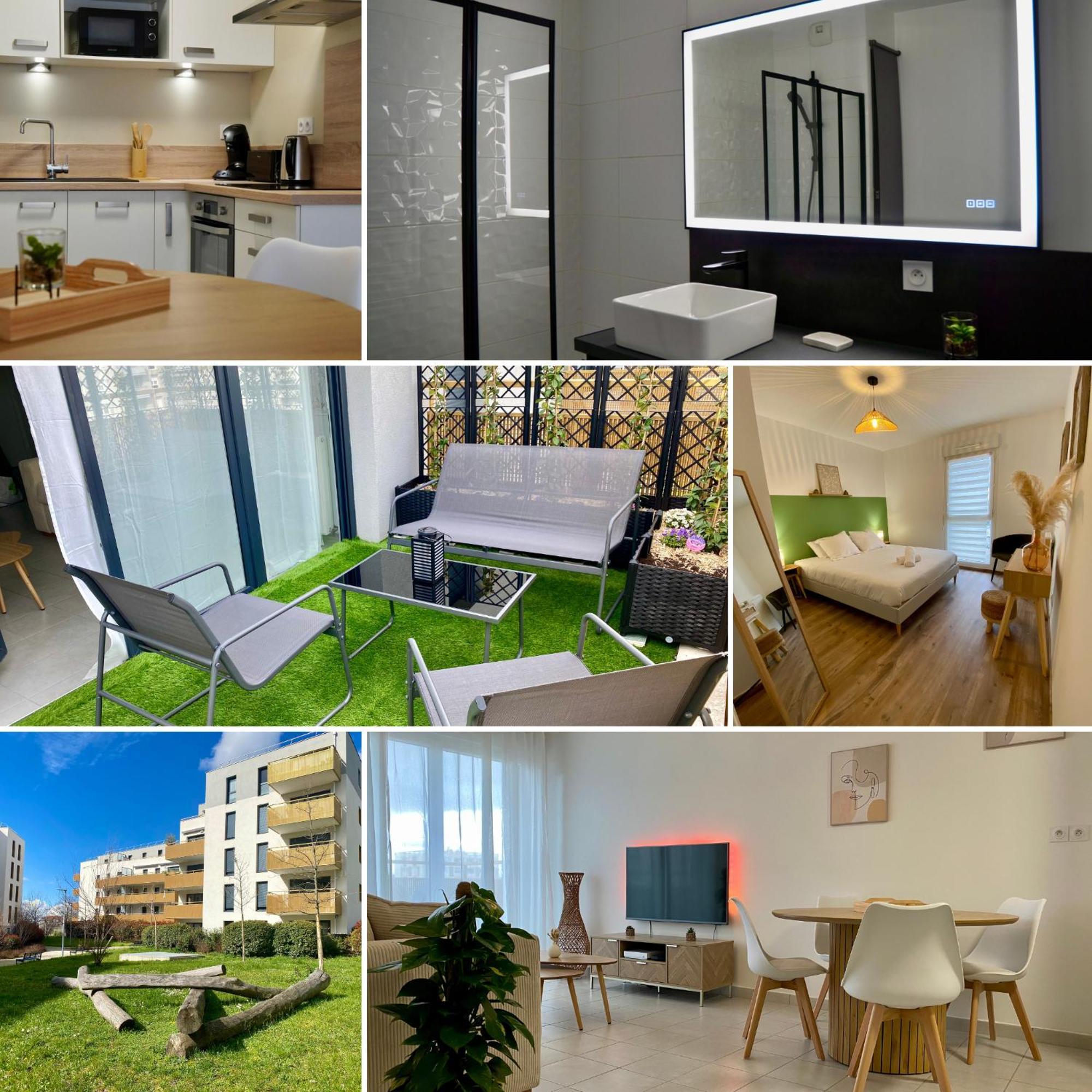 Appartement "Haven" à Saint-Priest  Extérieur photo